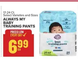 Food Lion ALWAYS MY BABY TRAINING PANTS offer
