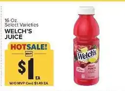 Food Lion Welch's Juice offer
