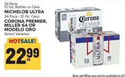 Food Lion Michelob Ultra, Corona Premier, Miller 64 or Modelo Oro offer