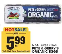 Food Lion Pete & Gerry's Organic Eggs offer