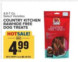 Food Lion COUNTRY KITCHEN RAWHIDE FREE DOG TREATS offer