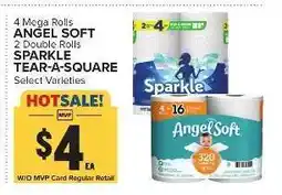 Food Lion ANGEL SOFT / SPARKLE TEAR-A-SQUARE offer