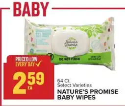 Food Lion NATURE'S PROMISE BABY WIPES offer