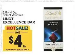 Food Lion Lindt Excellence Bar offer