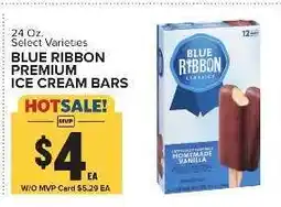 Food Lion BLUE RIBBON PREMIUM ICE CREAM BARS offer