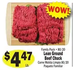 Sellers Bros Family Pack Lean Ground Beef Chuck offer