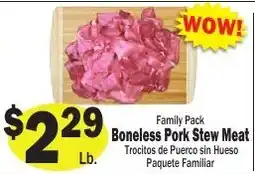 Sellers Bros Boneless Pork Stew Meat offer