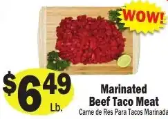 Sellers Bros Marinated Beef Taco Meat offer