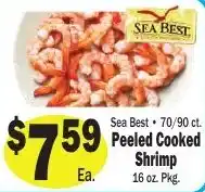 Sellers Bros Sea Best Peeled Cooked Shrimp offer