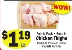 Sellers Bros Family Pack Bone In Chicken Thighs offer