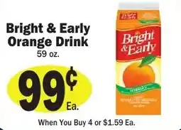 Sellers Bros Bright & Early Orange Drink offer