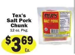 Sellers Bros Tex's salt pork chunk offer