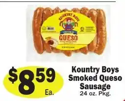Sellers Bros Kountry Boys Smoked Queso Sausage offer