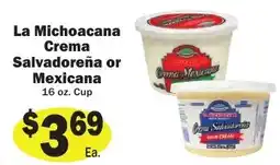 Sellers Bros La Michoacana Crema Salvadoreña or Mexicana offer
