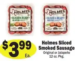 Sellers Bros Holmes Sliced Smoked Sausage offer