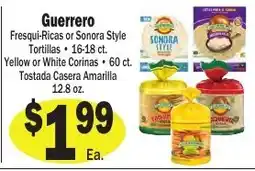 Sellers Bros Guerrero Fresqui-Ricas or Sonora Style Tortillas offer
