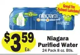 Sellers Bros Niagara Purified Water offer