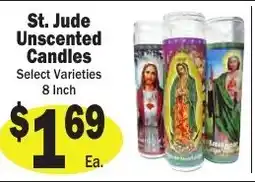 Sellers Bros St. Jude unscented candles offer