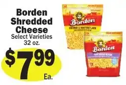 Sellers Bros Borden shredded cheese offer