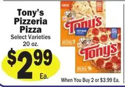 Sellers Bros Tony's Pizzeria Pizza offer