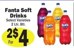 Sellers Bros Fanta soft drinks offer
