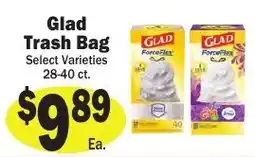 Sellers Bros Glad trash bag offer