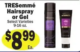 Sellers Bros Tresemme hairspray or gel offer