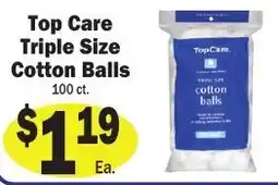 Sellers Bros Top Care triple size cotton balls offer