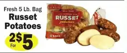 Sellers Bros Russet Potatoes offer