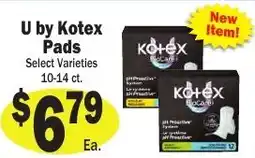 Sellers Bros U by Kotex Pads offer