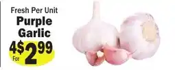 Sellers Bros Fresh Per Unit Purple Garlic offer