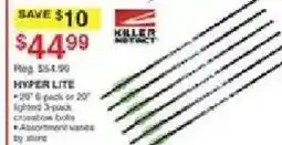 Dunham's Sports Killer Instinct Hyper Lite offer