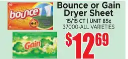 Jetro Bounce or Gain Dryer Sheet offer