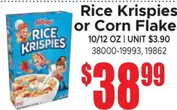 Jetro Rice Krispies or Corn Flake offer