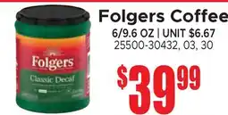 Jetro Folgers Coffee offer