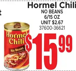 Jetro Hormel Chili offer
