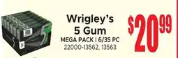 Jetro Wrigley's 5 Gum offer