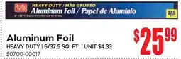 Jetro Aluminum Foil offer