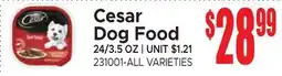 Jetro Cesar Dog Food offer