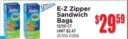 Jetro E-Z Zipper Sandwich Bags offer