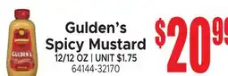 Jetro Gulden's Spicy Mustard offer
