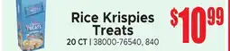Jetro Rice Krispies Treats offer