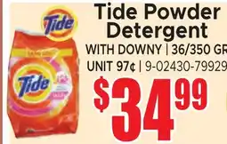 Jetro Tide Powder Detergent offer