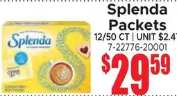 Jetro Splenda Packets offer