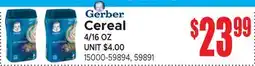Jetro Gerber Cereal offer