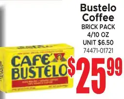 Jetro Bustelo Coffee offer