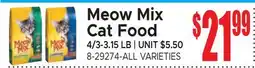 Jetro Meow Mix Cat Food offer