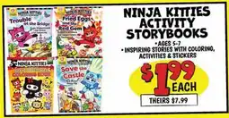 Ollie's NINJA KITTIES ACTIVITY STORYBOOKS offer