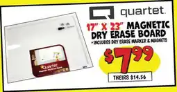 Ollie's Quartet 17 X 23 MAGNETIC DRY ERASE BOARD offer