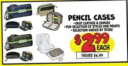 Ollie's PENCIL CASES offer